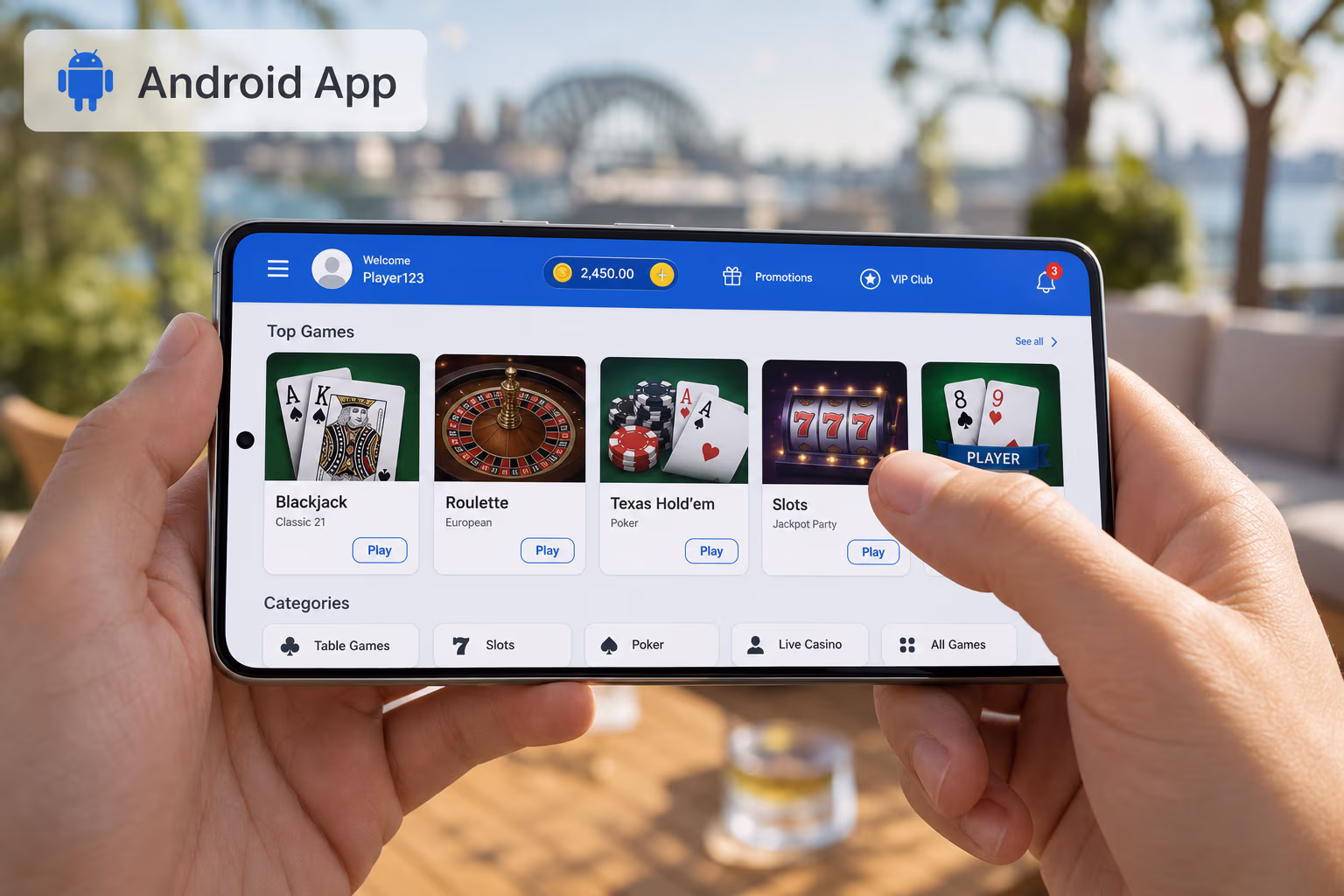Mobile Login Steps